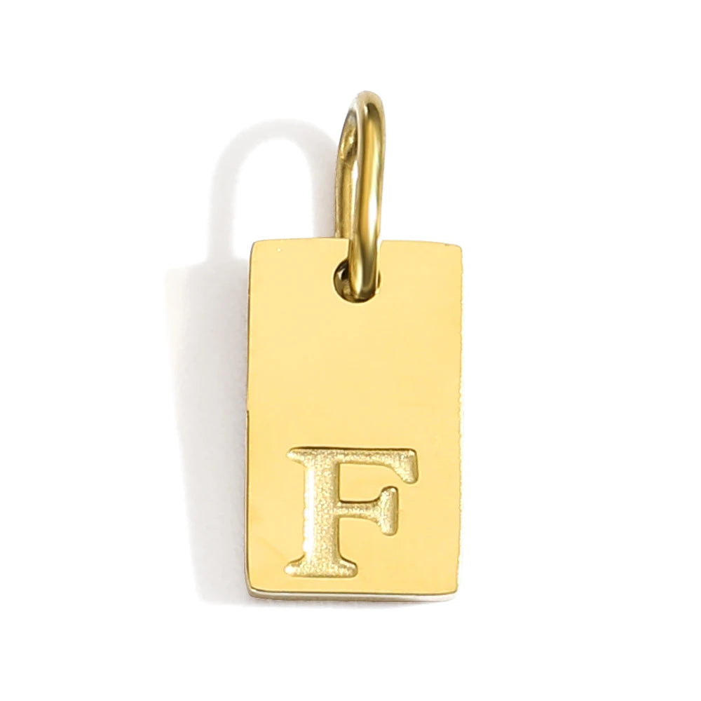 Blocked | Letter Charm Pendant