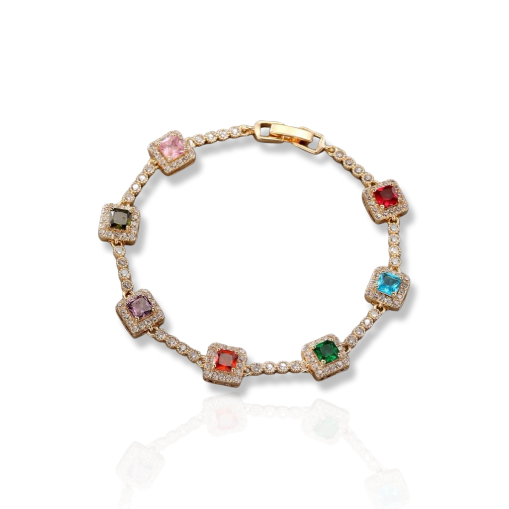 Muse Gemstone Bracelet - Yellow Gold