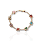 Muse Gemstone Bracelet - Yellow Gold