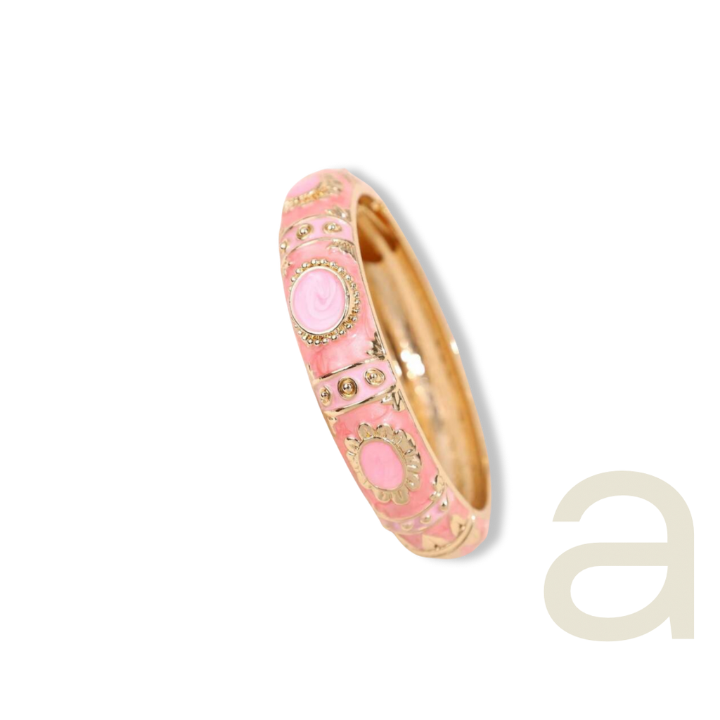 Pretty in Pink - Enamel Bangles