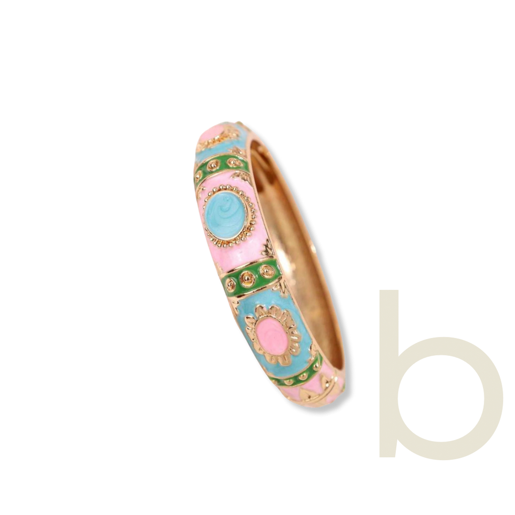 Pretty in Pink - Enamel Bangles