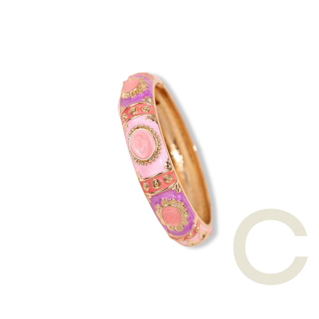 Pretty in Pink - Enamel Bangles