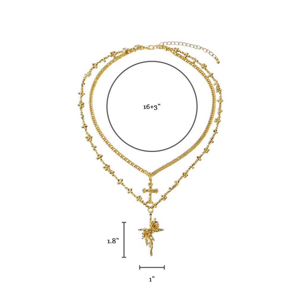 Double Crossed Necklace