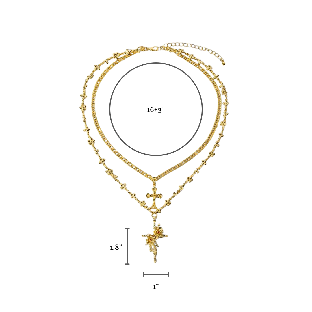 Double Crossed Necklace