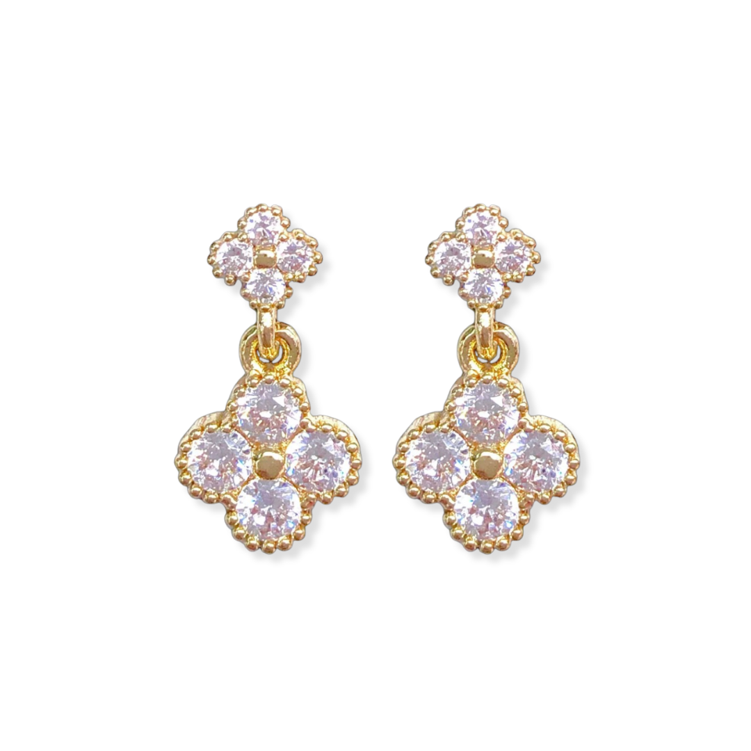 Halo - Studded Drop Earrings