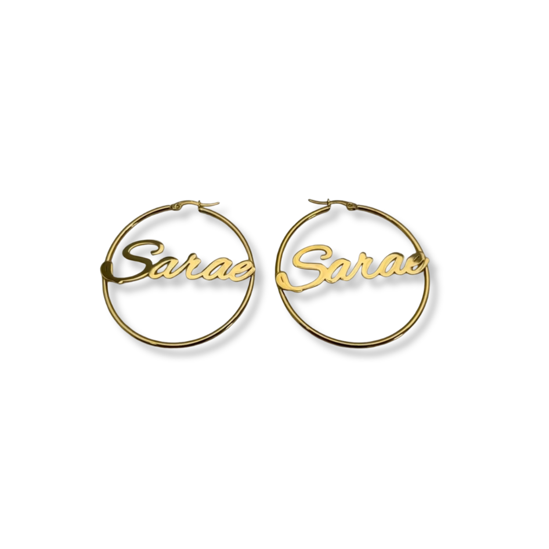 Basic Custom Hoop Earrings
