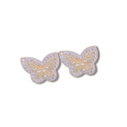 Mariposa - Butterfly Nugget Stud Earrings