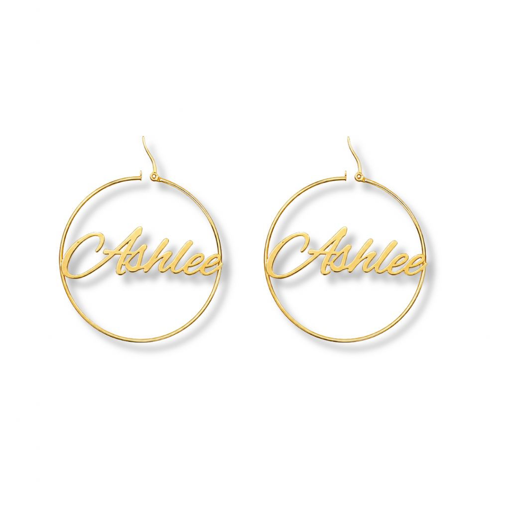 Basic Custom Hoop Earrings