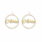 Basic Custom Hoop Earrings