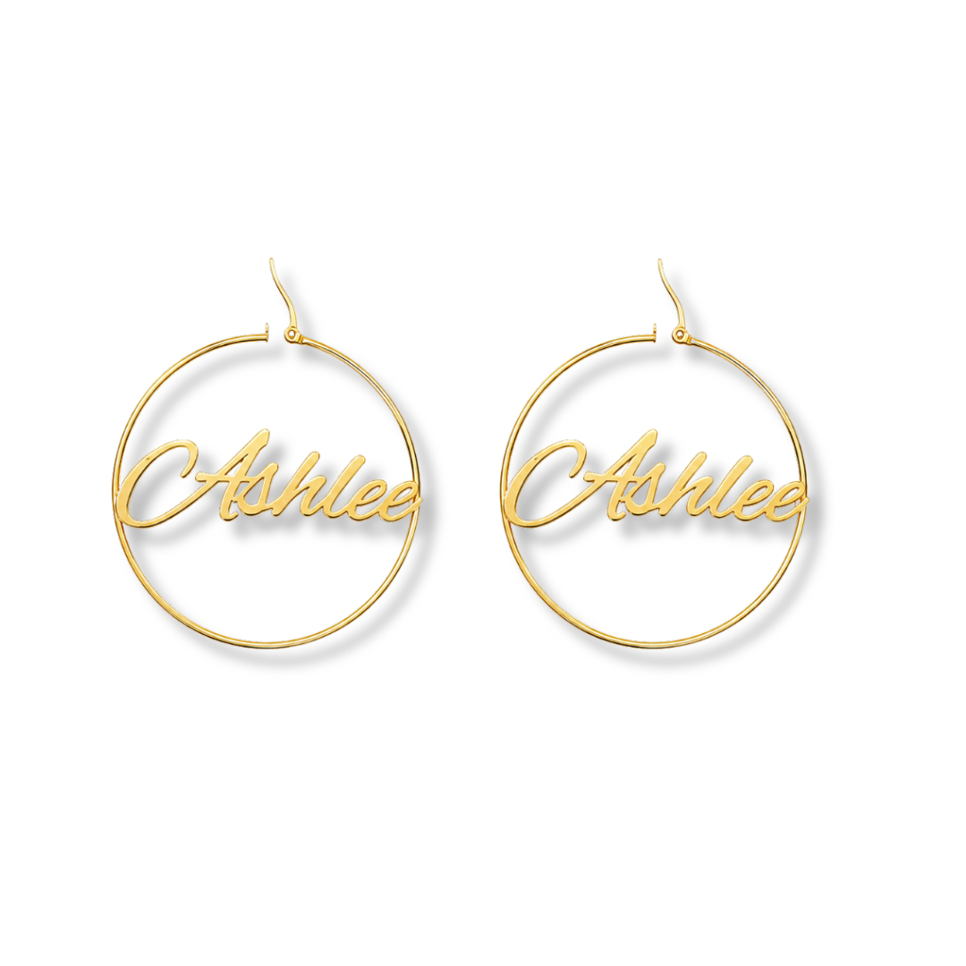 Basic Custom Hoop Earrings