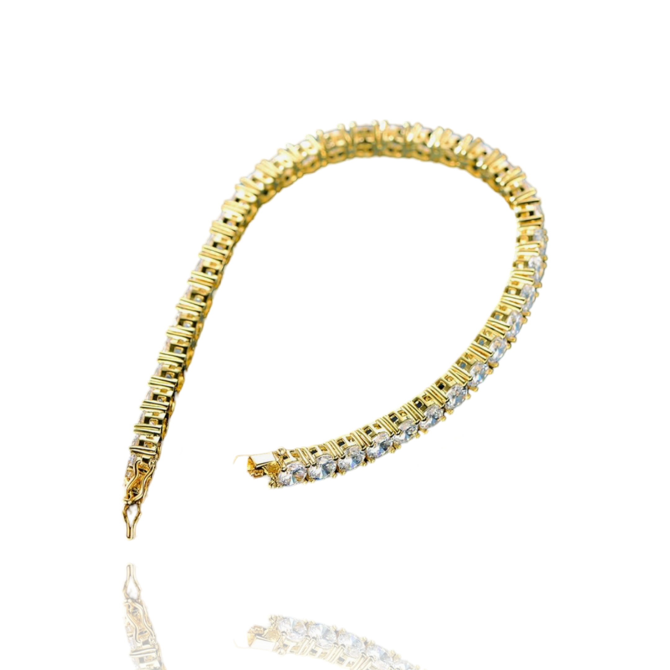 Allure Tennis Bracelet - Yellow Gold