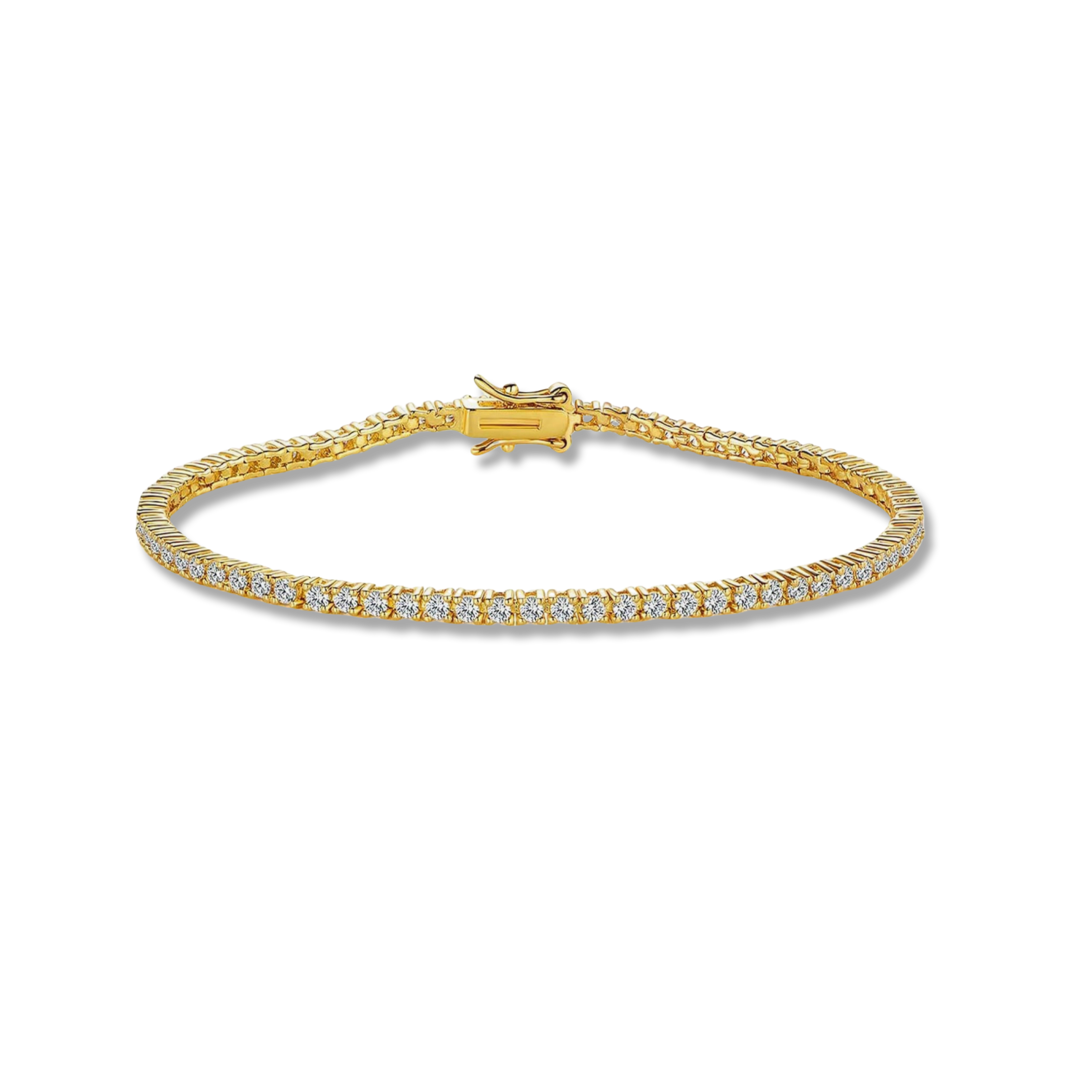 Aura Tennis Bracelet - Yellow Gold