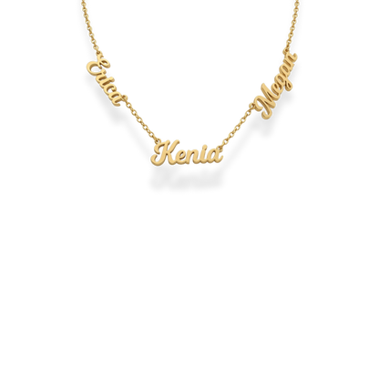 With Love | 3 Nameplate Necklace