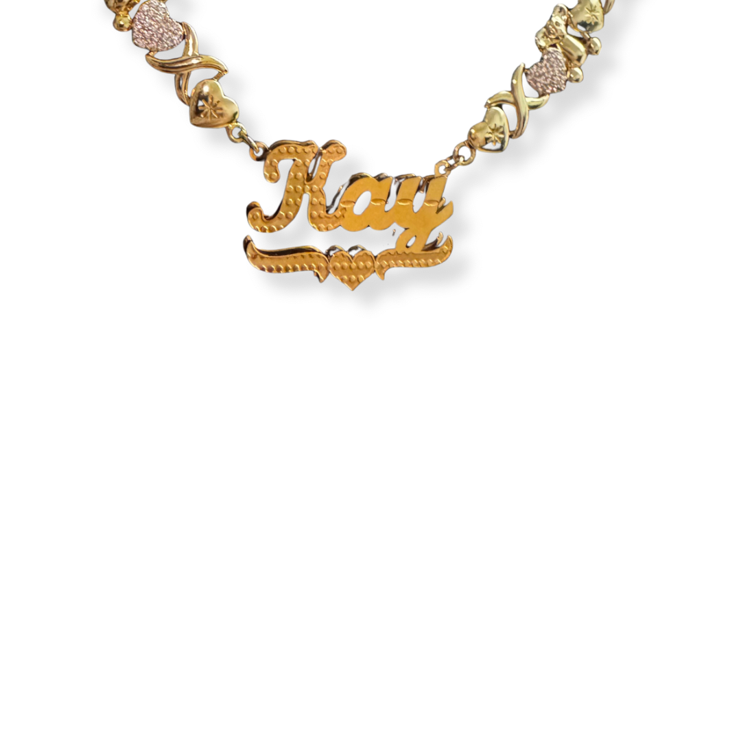 Teddy Bear Chain - Custom Name Necklace