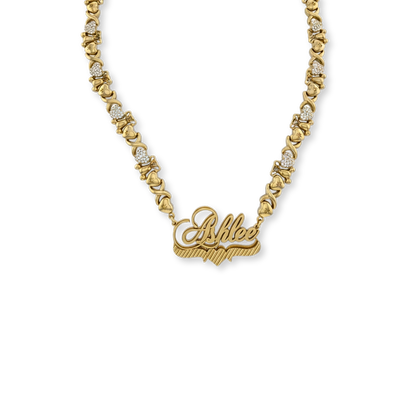 Teddy Bear Chain - Custom Name Necklace