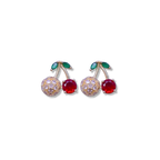 Sweet Cherry - Diamond Accent Studs
