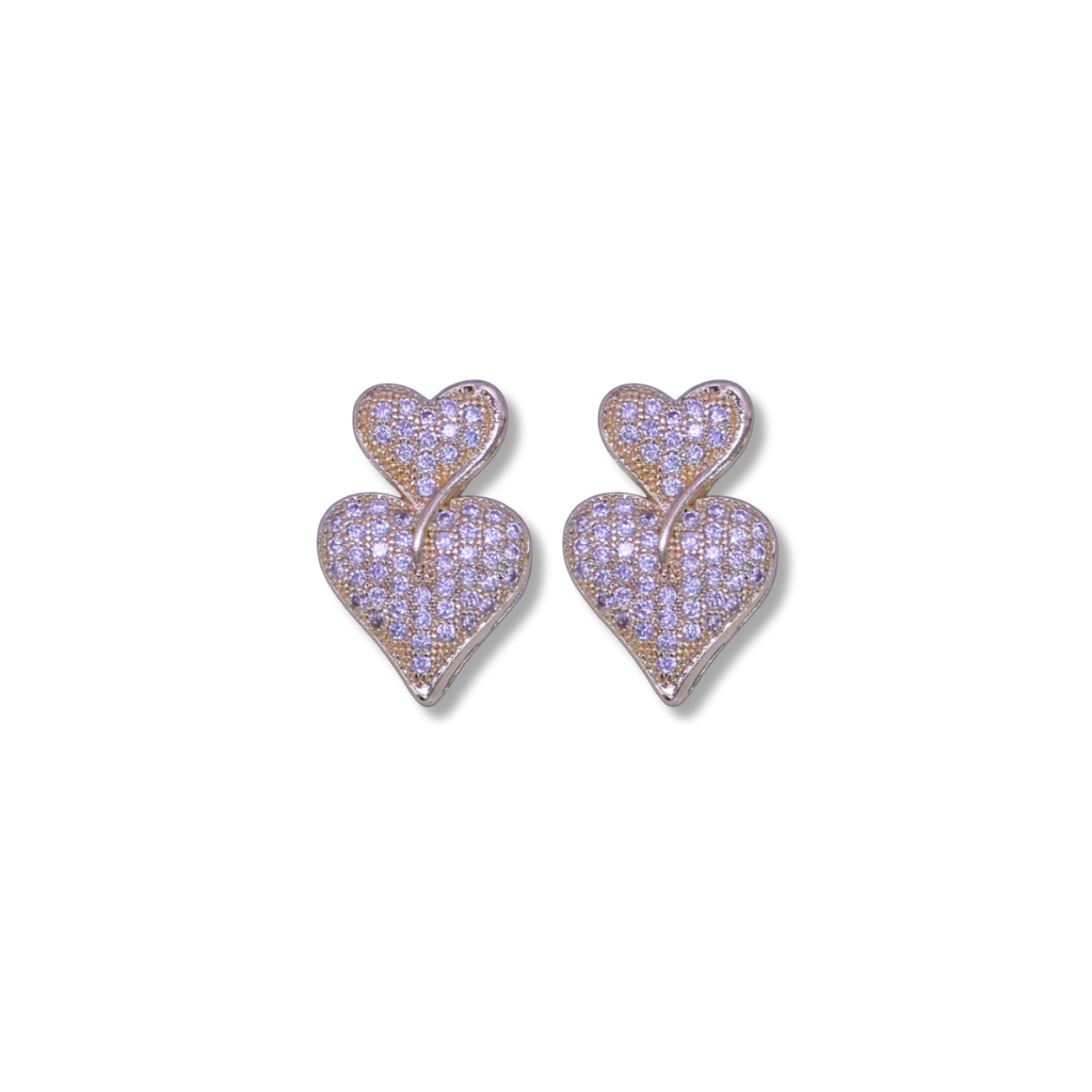 Heart Throb - Diamond Accent Studs