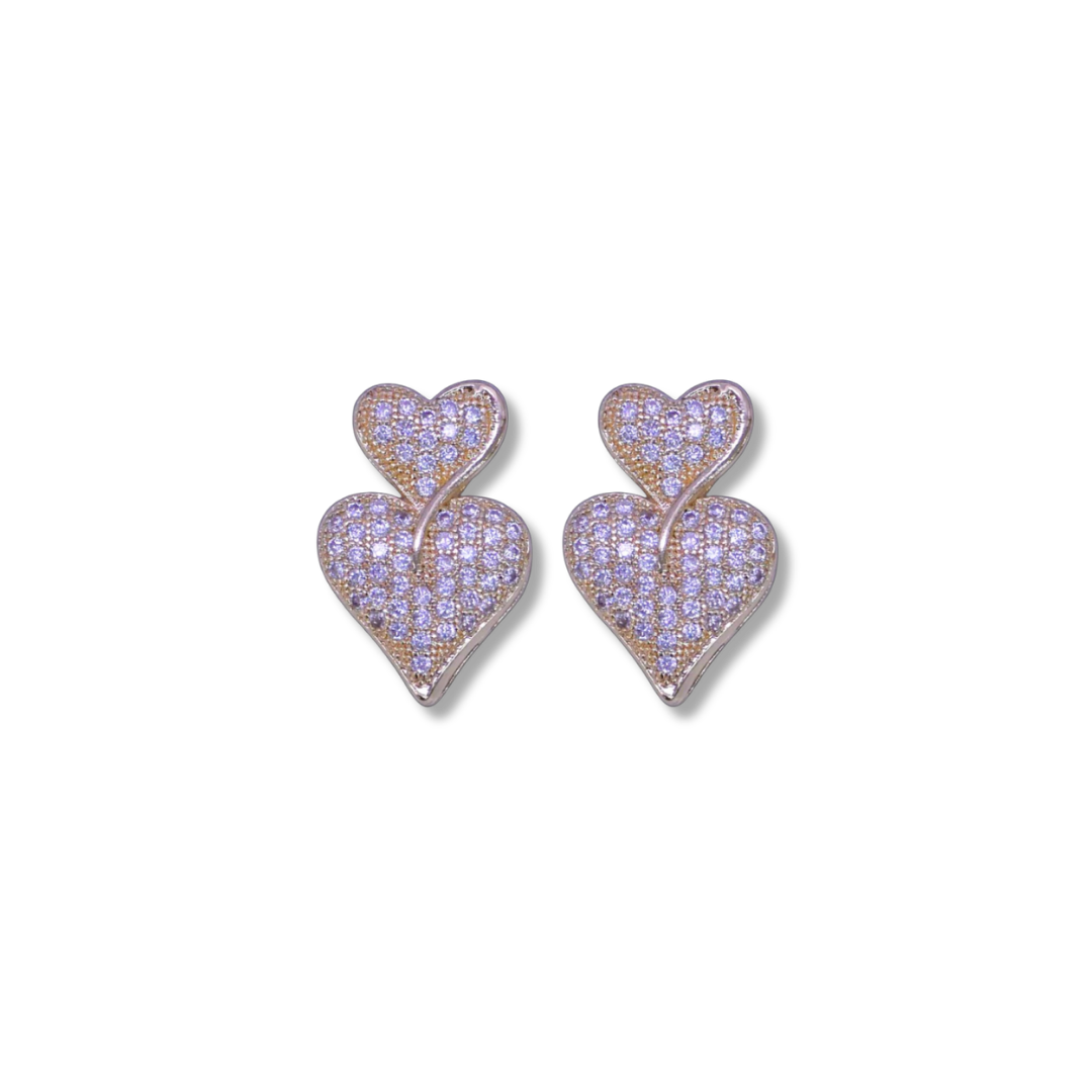 Heart Throb - Diamond Accent Studs