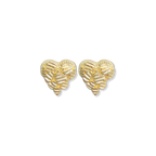 Nugget Heart Studs