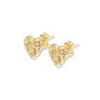 Nugget Heart Studs