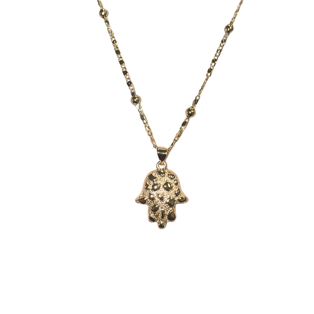 Nugget Hamsa Pendant
