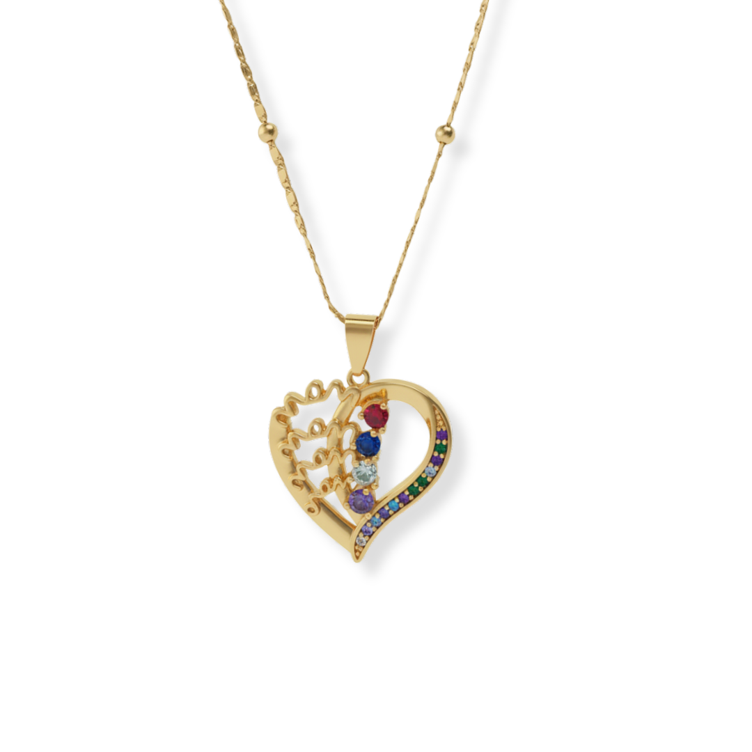 Mom Mom Mom Necklace