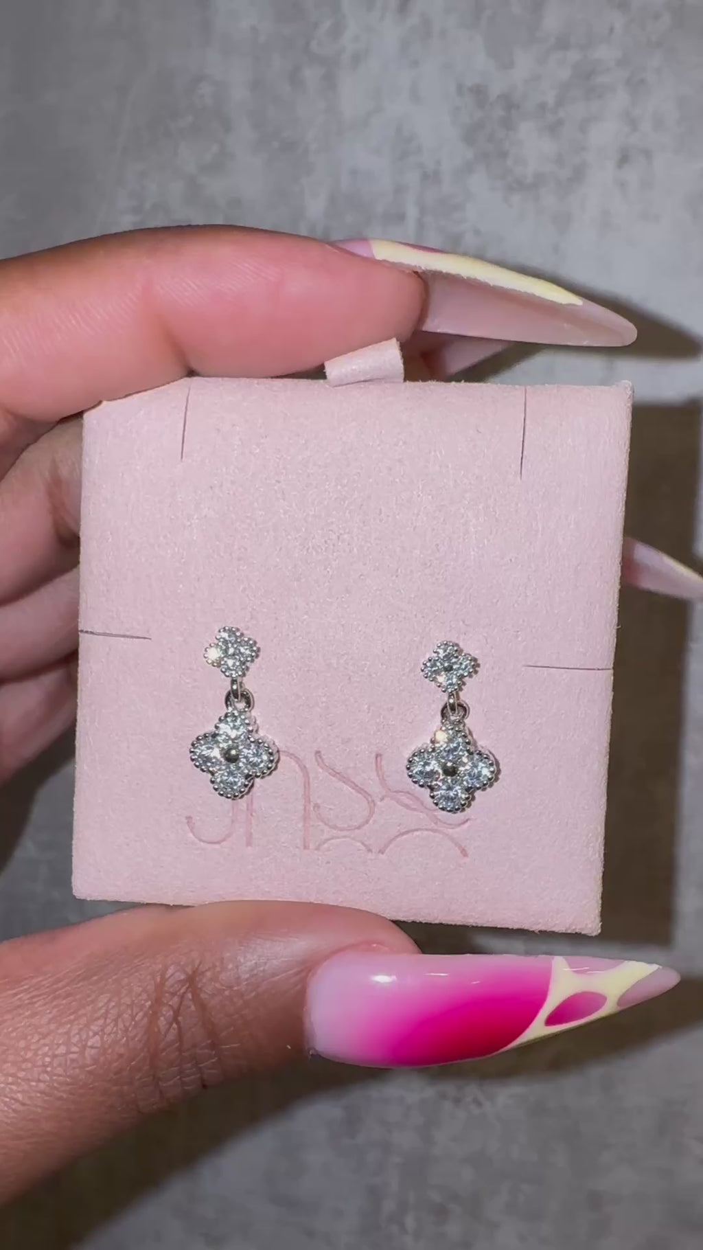Halo - Studded Drop Earrings